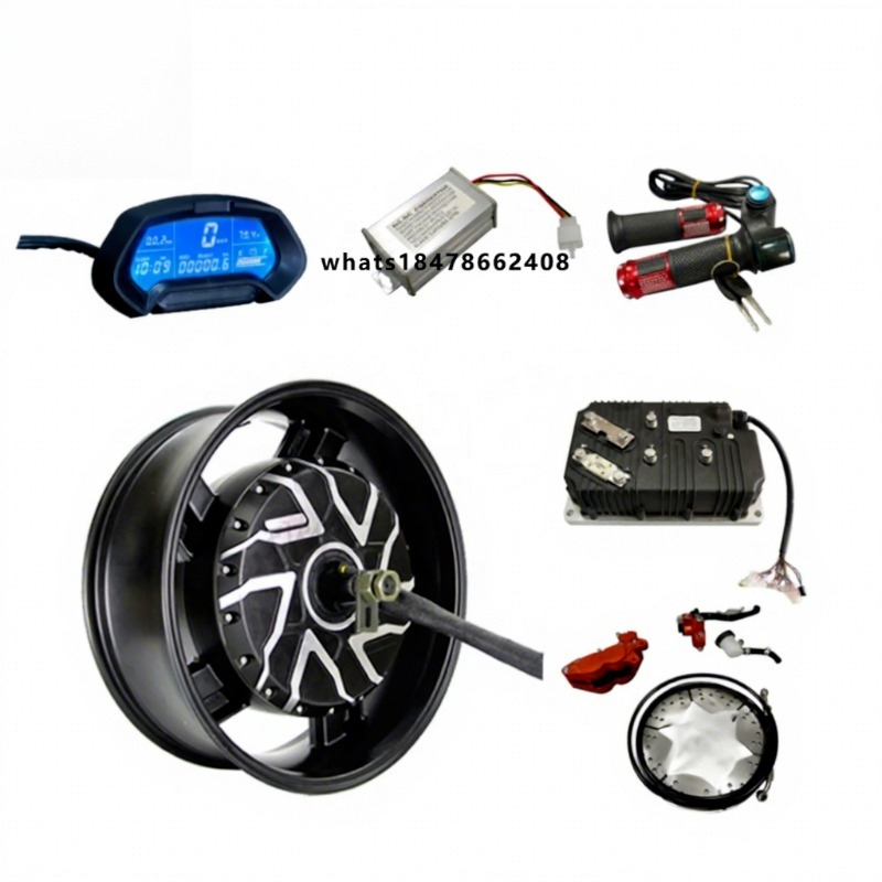 12000W Electric Motorcycle Hub Motor - Motocicleta Eléctrica Kelly QSKLS72601 con Motor