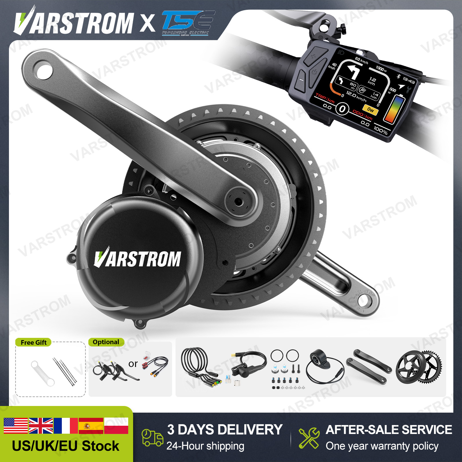Side Hung Mid Drive Motor Kit - [Entrega en 3 días] Tongsheng Mid