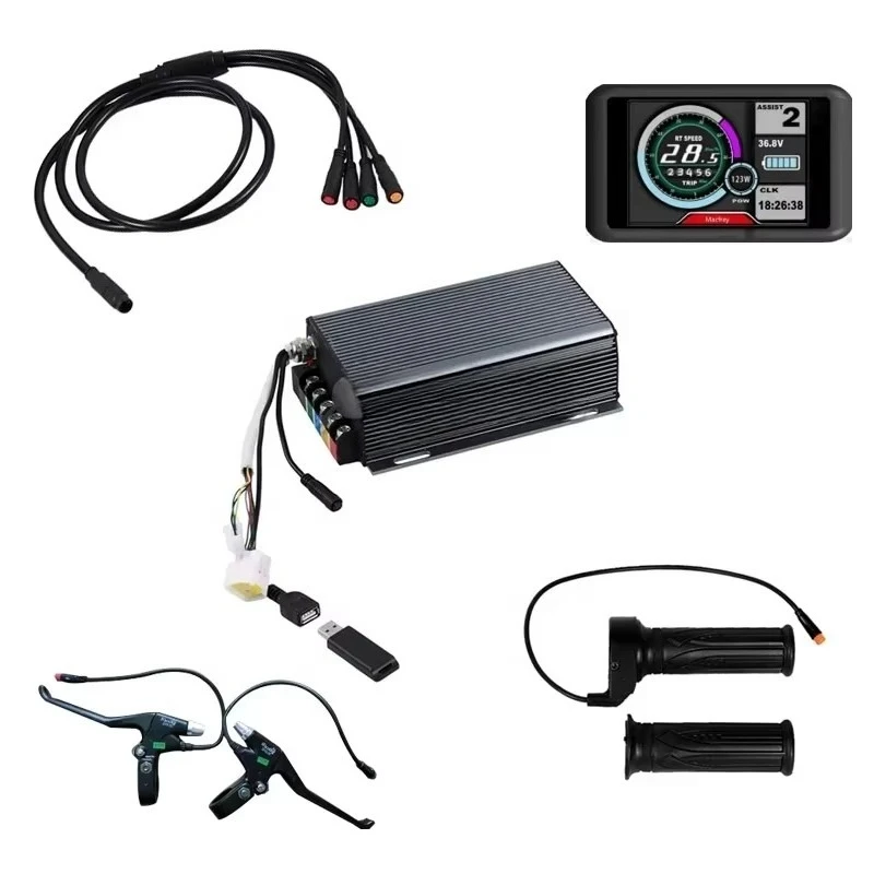 5000W Hub Motor Kit 72V - Controlador Sabvoton de onda sinusoidal de