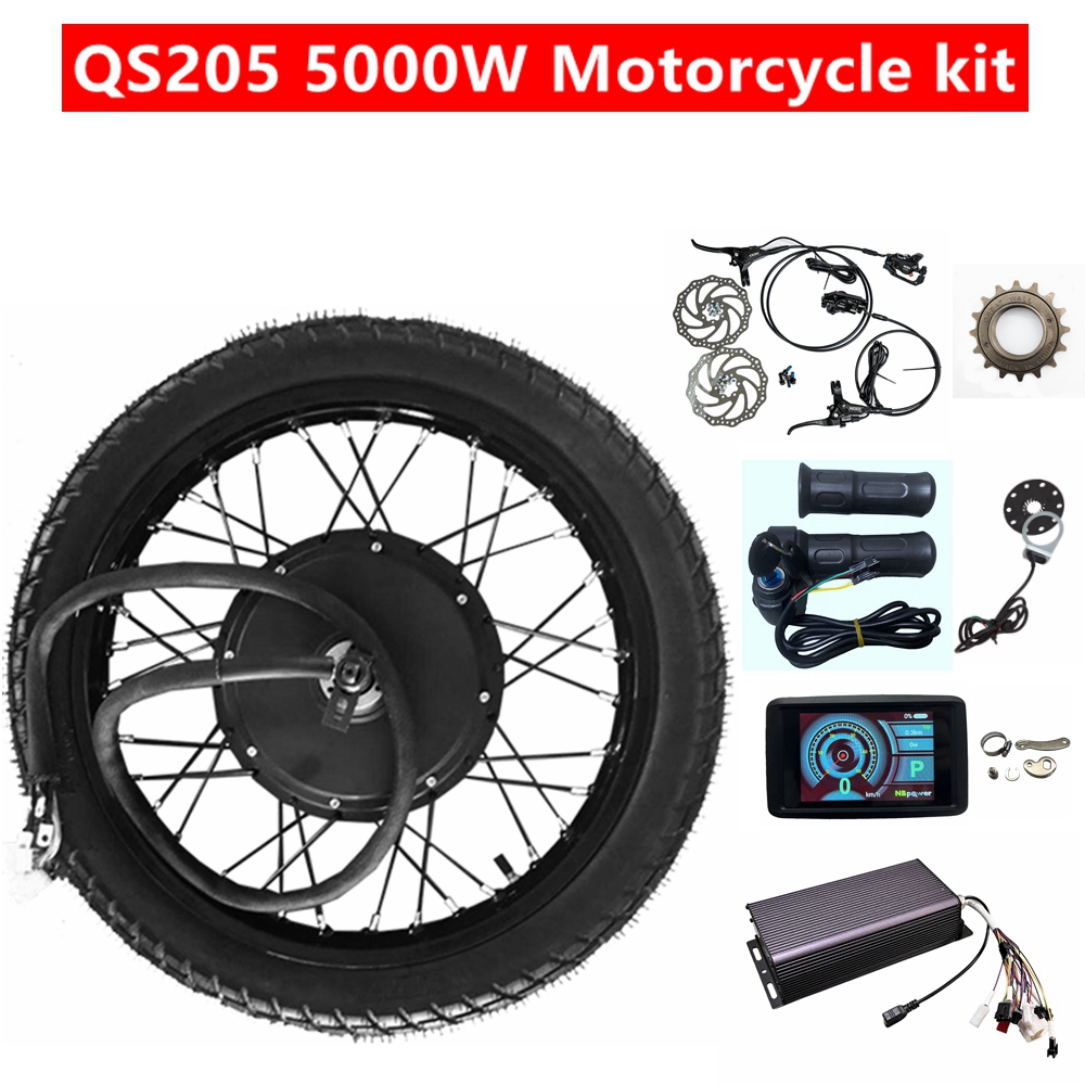 5000W Hub Motor Kit 72V - Kit de rueda trasera para motocicleta