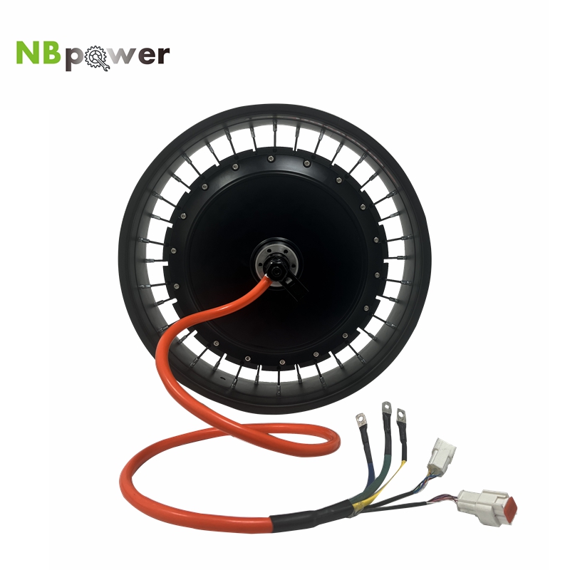 72V 8000W Brushless Hub Motor - NBpower/QS273 40H 20x4/24x4/26x4 clasificado 72V 4000W