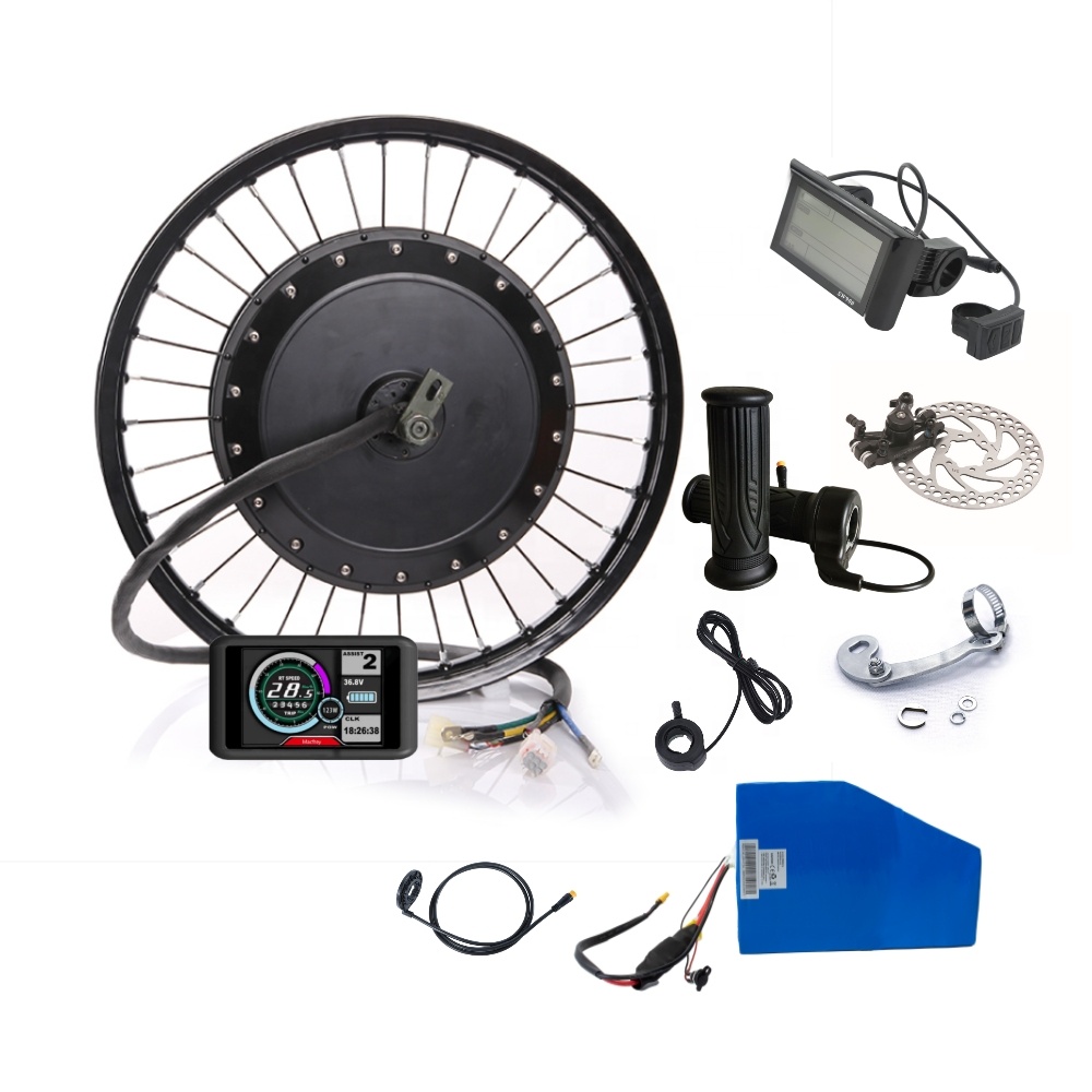 Kit de conversión de bicicleta - 5000W Hub Motor Kit 72V reseña y precio