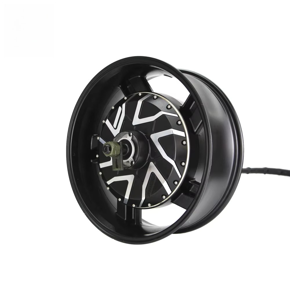 Venta caliente: 17X6,0 pulgada - 12000W Electric Motorcycle Hub Motor reseña y precio
