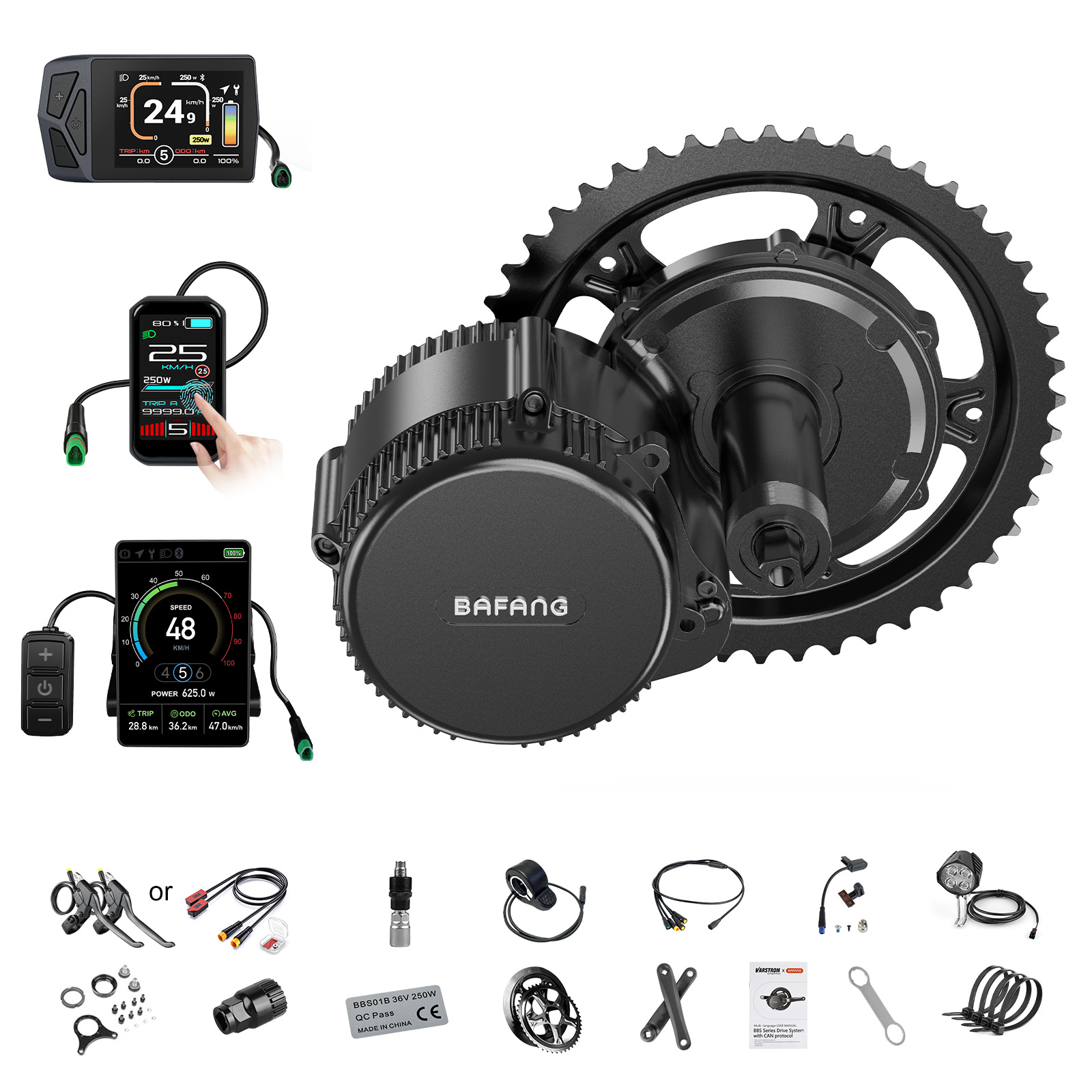 [Envío Local en EE. UU.] Kit d - Torque Sensor Mid Drive Motor Kit reseña y precio