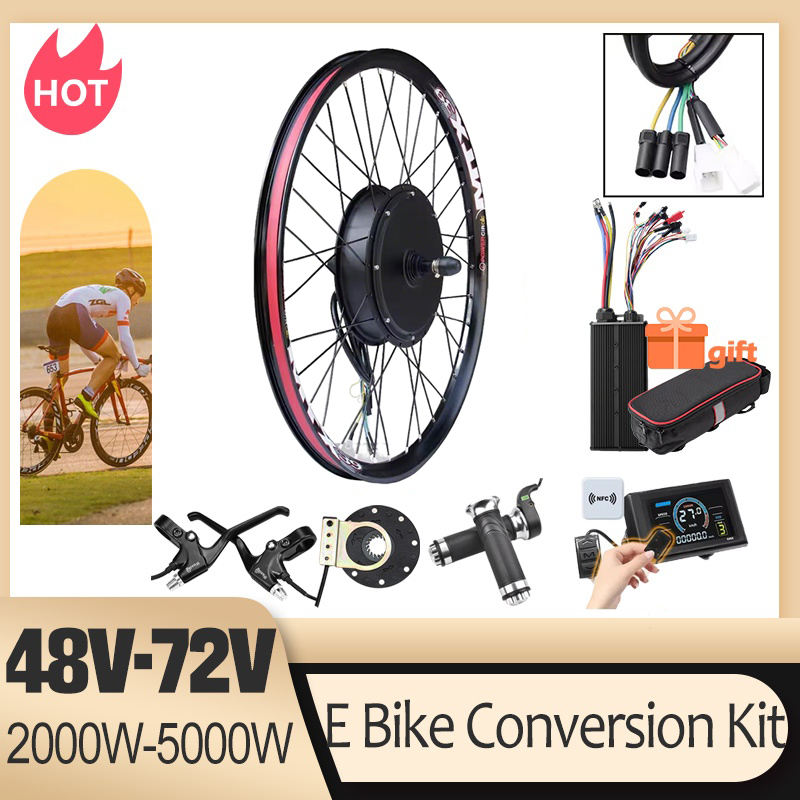 Kit de conversión de bicicleta - 5000W Hub Motor Kit 72V reseña y precio
