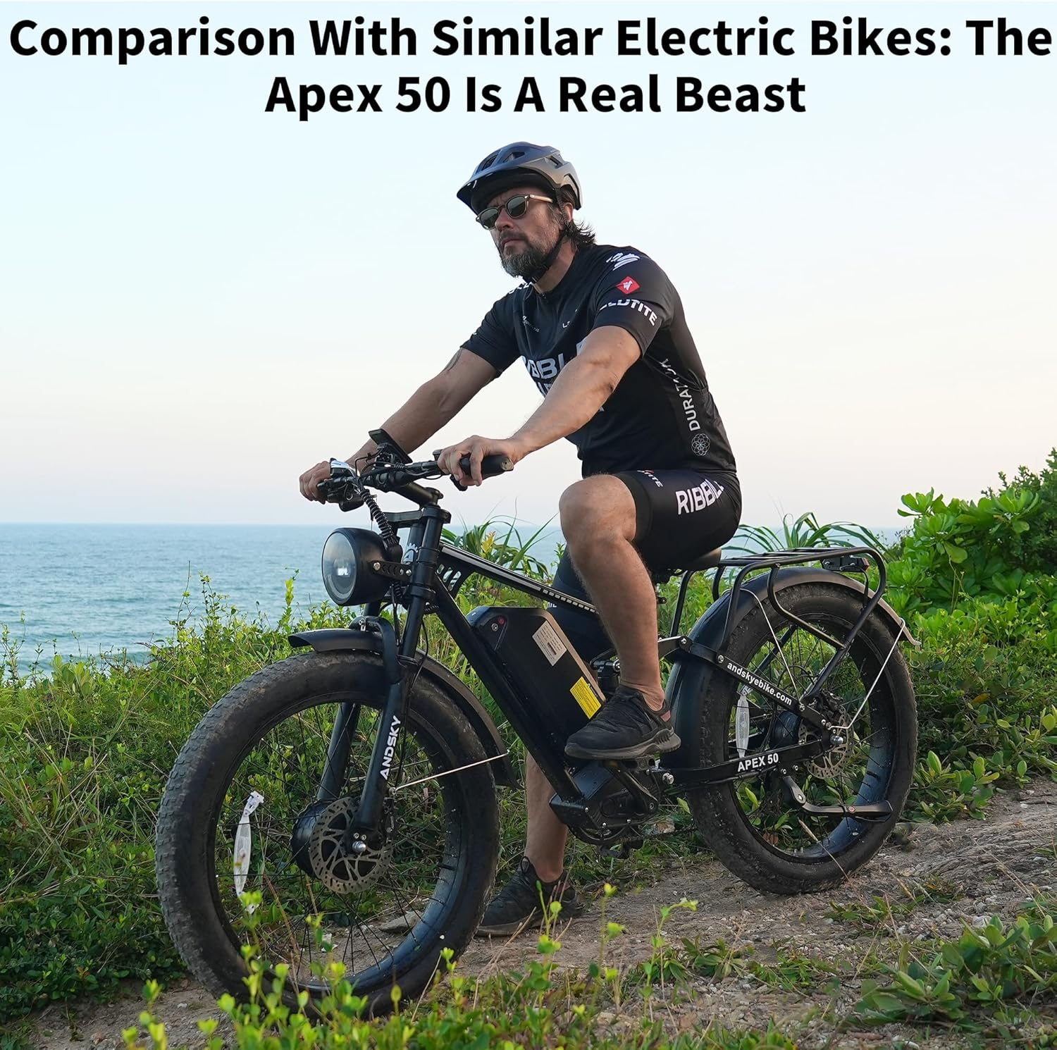 Bicicleta Eléctrica ANDSKY Ape - 48V 1500W Rear Hub Motor With Battery reseña y precio