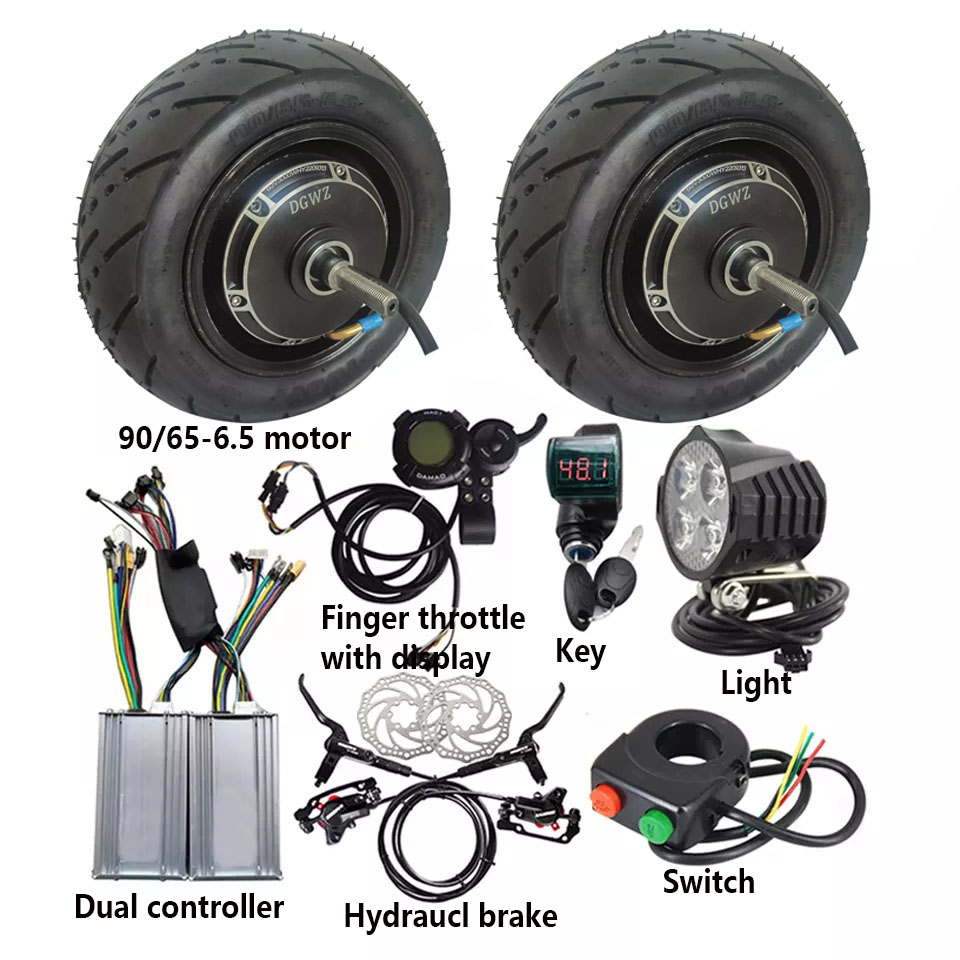 Kit de conversión de bicicleta - Dual Motor Ebike Kit 2000W reseña y precio