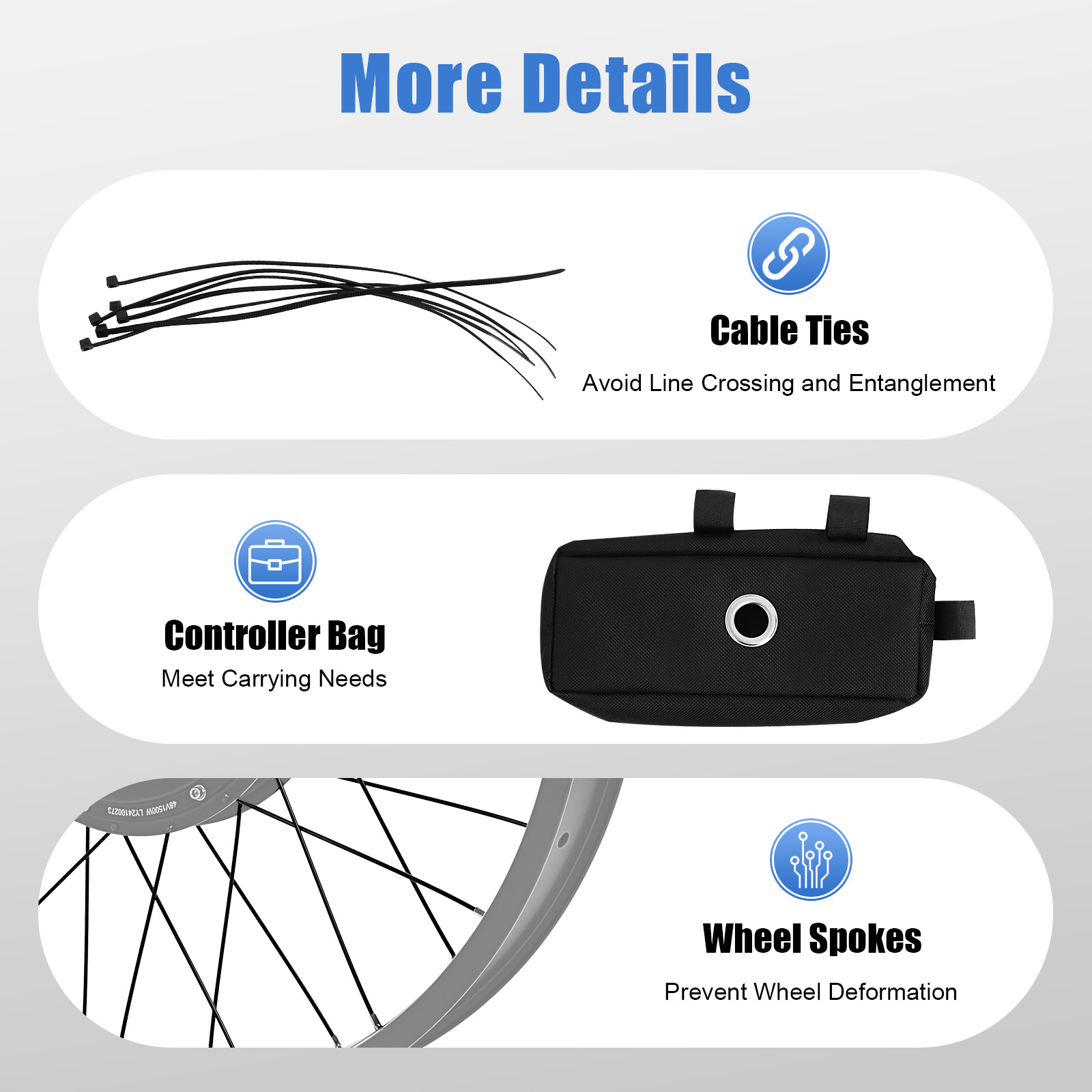 Kit de conversión de bicicleta - Fat Tire Electric Bike Conversion Kit 1500W reseña y precio