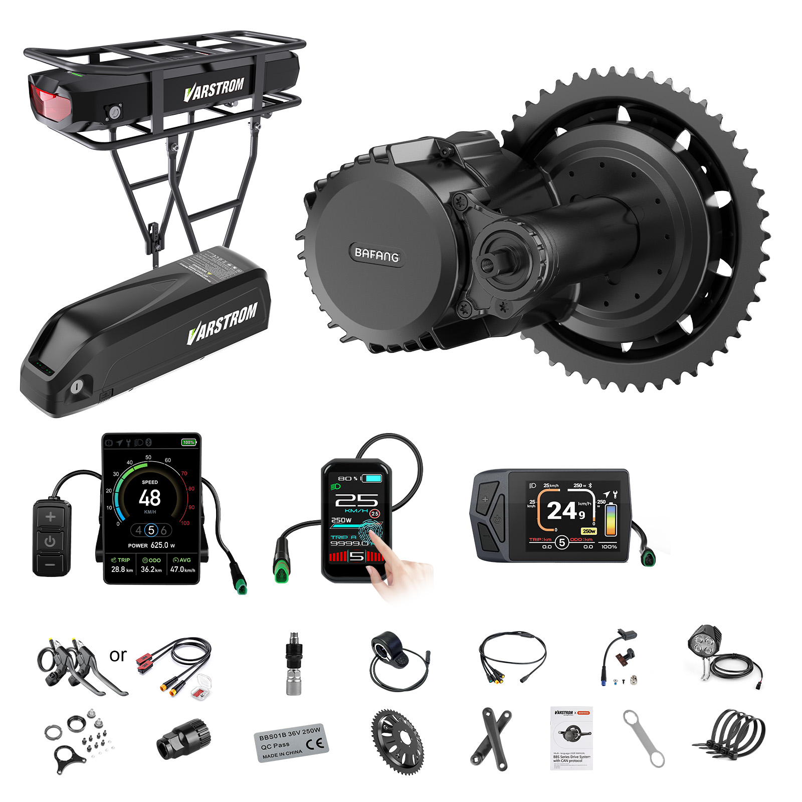[Envío desde EE. UU.] Kit de M - Torque Sensor Mid Drive Motor Kit reseña y precio