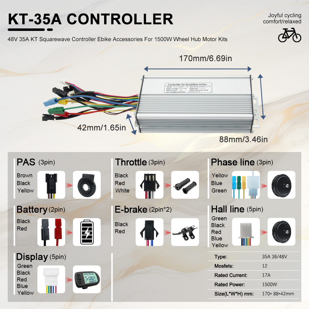 Kit de motor eléctrico sin esc - Fat Tire Electric Bike Conversion Kit 1500W reseña y precio