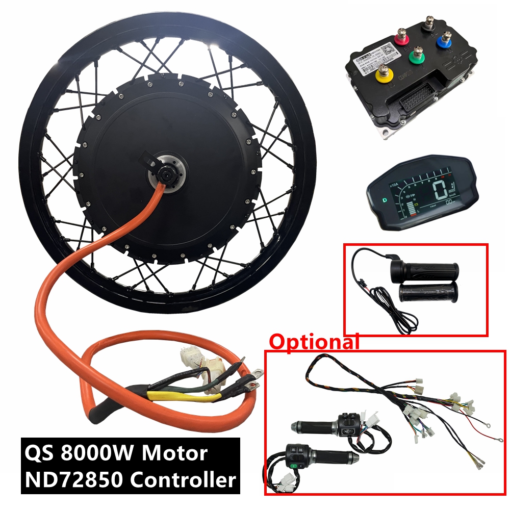 Kit de bicicleta eléctrica NBp - 72V 8000W Brushless Hub Motor reseña y precio
