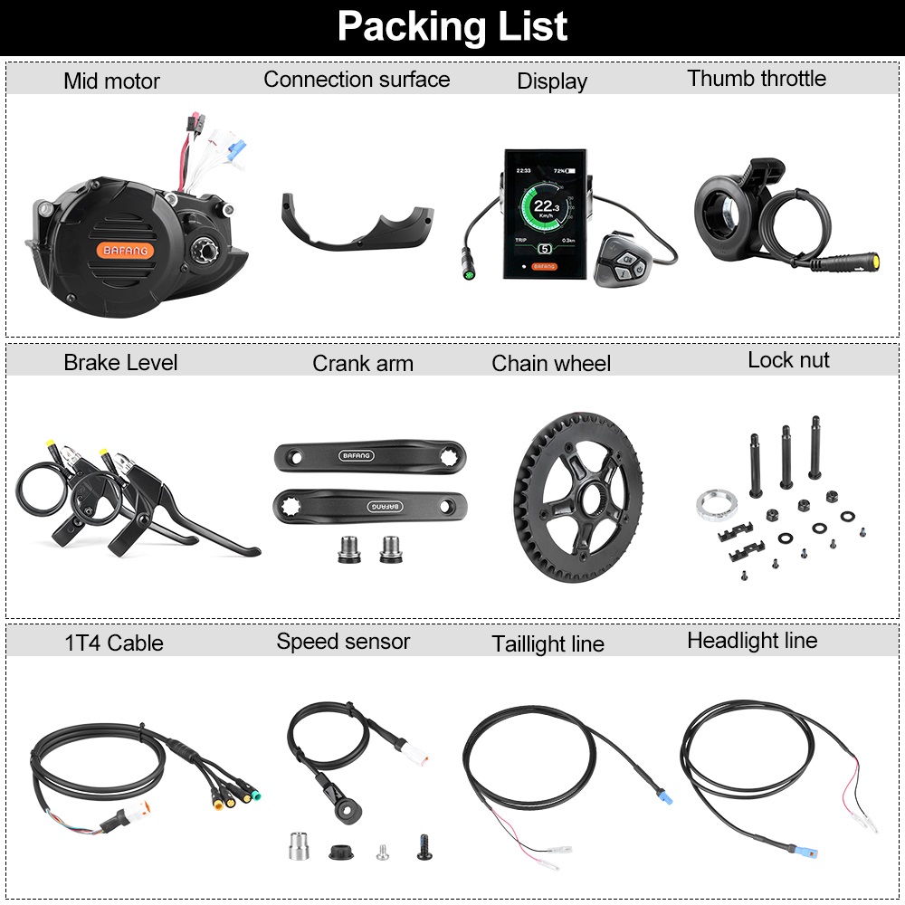 Kit de conversión para bicicle - Mid Drive Conversion Kit 1000W reseña y precio