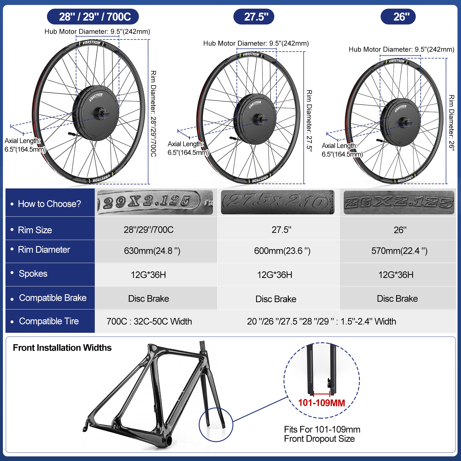 [Stock en EE. UU.] Kit de Moto - 48V 1500W Rear Hub Motor With Battery reseña y precio