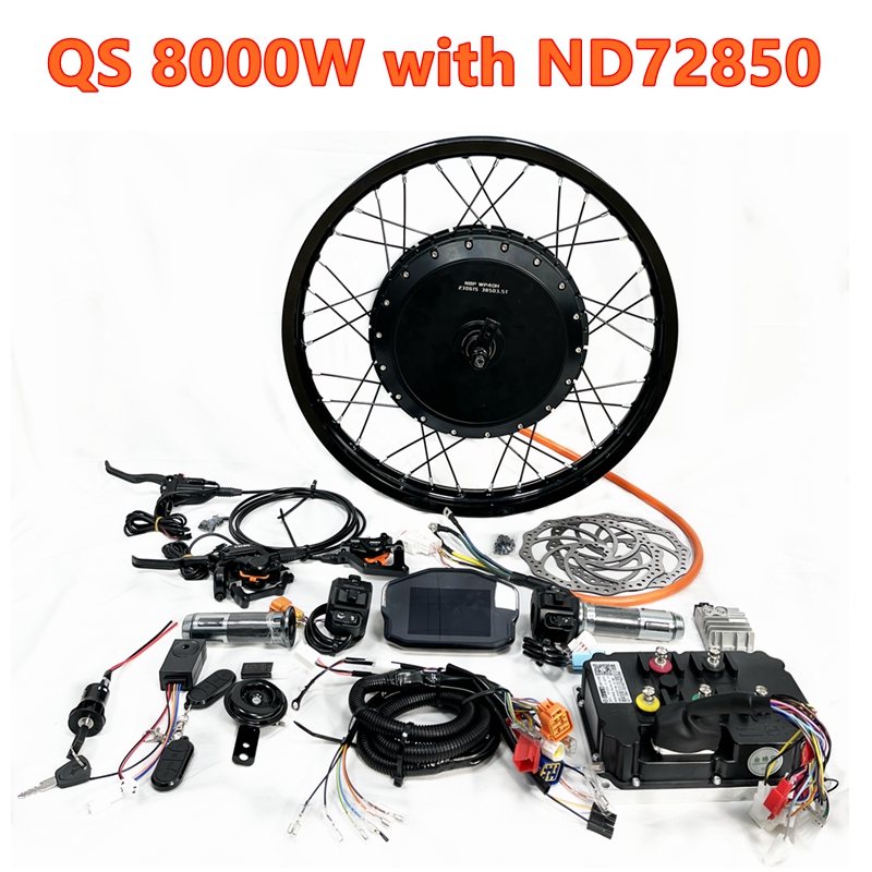 Kit de motor de rueda sin esco - 72V 8000W Brushless Hub Motor reseña y precio