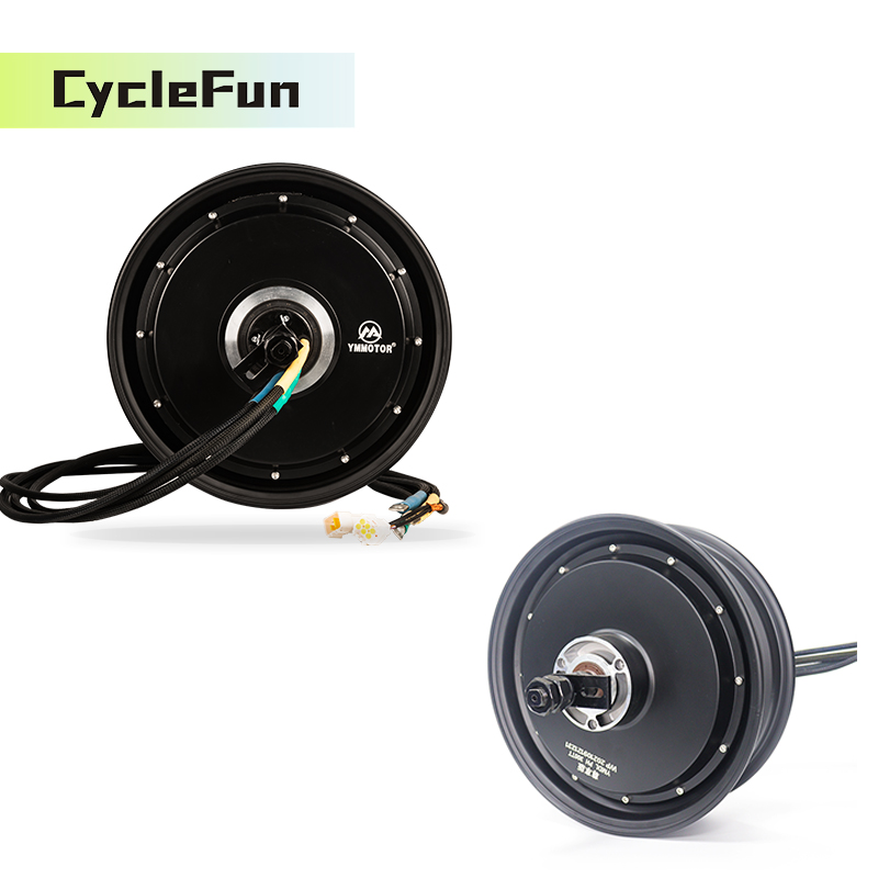 8000W YMMOTOR 12*3,5 pulgadas  - 72V 8000W Brushless Hub Motor reseña y precio